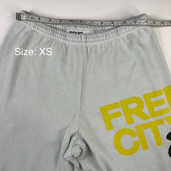 Freecity Life Nature Love Silver Rock Grey Yellow Sweatpants Womens Sz XS-XL New - Picture 12 of 16